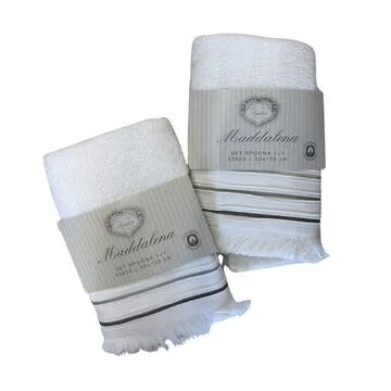 SET 2 ASCIUGAMANI IN COTONE SOPHIE MAISON MADDALENA