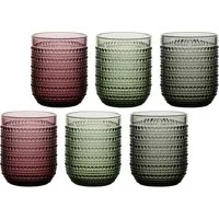 Set 6 bicchieri con pallini