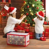 Organizer palline Natale 52,5x30x30 cm
