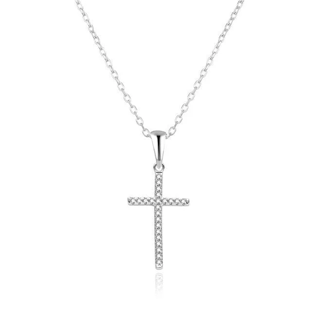 Agato Collana argento croce AGS1595/47 — Collana