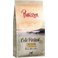 Multipack risparmio! 2 x 12 kg Purizon Crocchette senza cereali per cani - Coldpressed Pollo con Olio di colza