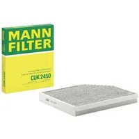MANN-FILTER Filtro abitacolo Filtro al carbone attivo CUK 2450 Filtro, aria abitacolo,Filtro antipolline AUDI,PORSCHE,A4 Avant (8K5, B8),Q5 (8RB)