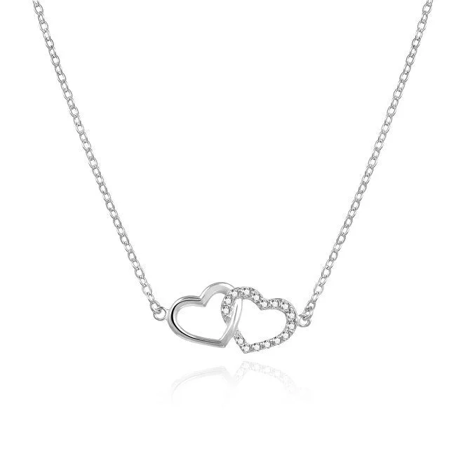 Agato Collana argento con cuori AGS1499/47 — Collana – Donna