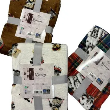 PLAID FANTASIA MAISON SOPHIE WYOMING 130X160
