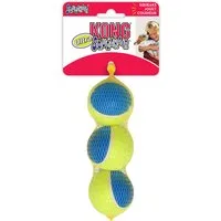 KONG Ultra SqueakAir Ball - Set %: 2 x 3 palline – Giallo