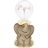 Lampada da tavolo in ceramica elefante