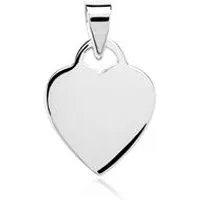 Colgante corazón plata 925 grabable
