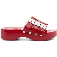 Sandalo donna in vernice rossa Scholl