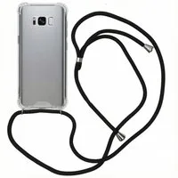 imoshion Transparante Backcover met koord voor de Samsung Galaxy S8 - Zwart – 5.8 · Unisex
