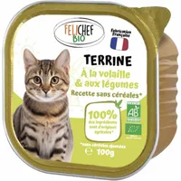 Felichef Patè di Pollo Bio per Gatti - Singola, 100 g