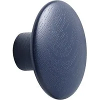 Dots Crochet Bois Ø9 Bleu Nuit