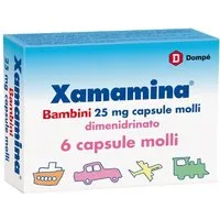 Xamamina bambini 25mg 6 capsule molli