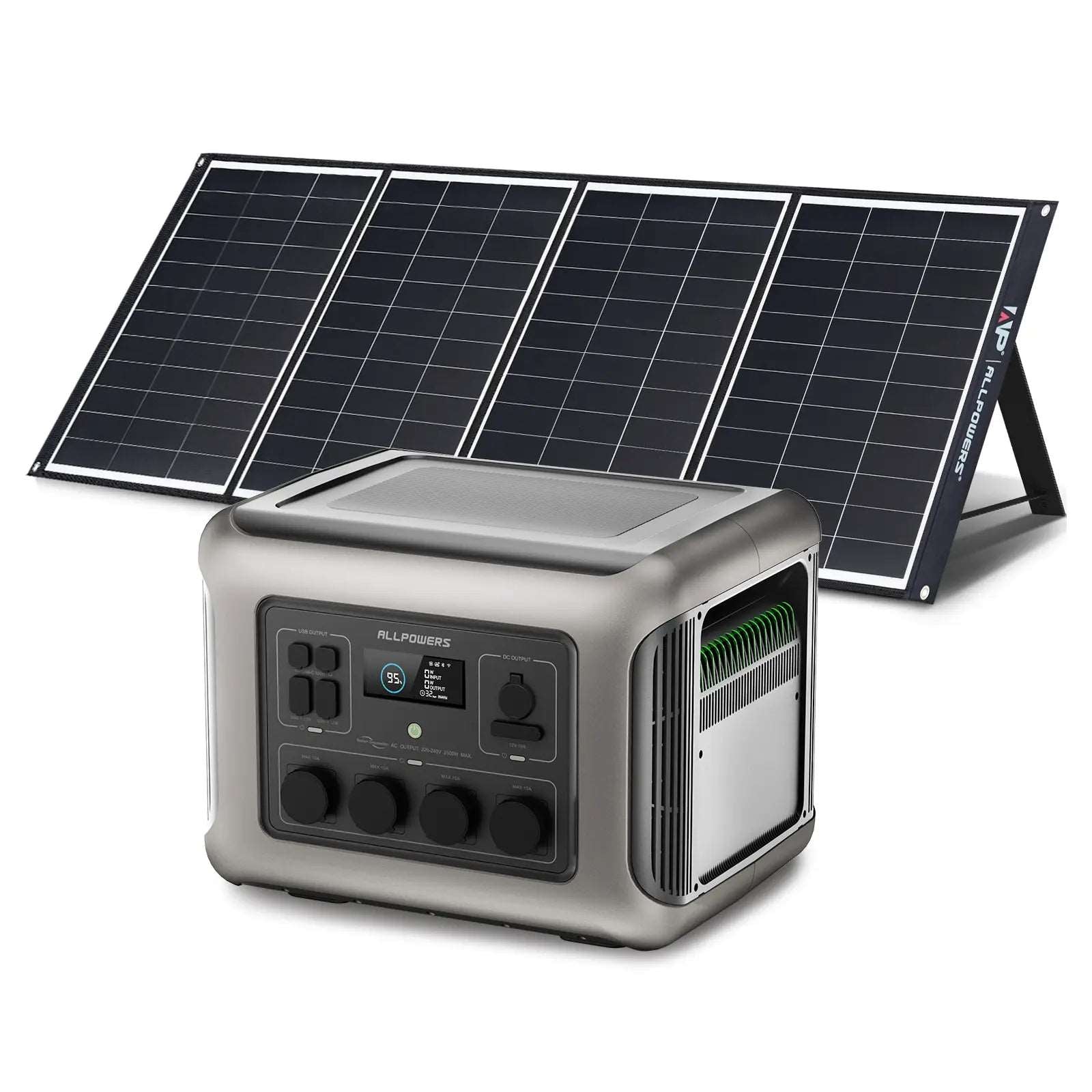 ALLPOWERS 2500W Generatore Solare R2500 con FV200W - R2500+ SP035 FV 200W