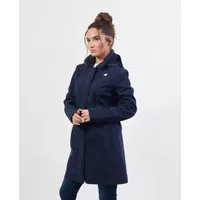 Giacca lunga donna Mathy di K-way con cappuccio – S