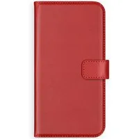 Selencia Echt Leren Bookcase voor de Apple iPhone 11 Pro - Rood – 5.8 · Unisex