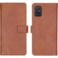 imoshion Luxe Bookcase voor de Samsung Galaxy A71 - Bruin – 6.7 · Unisex