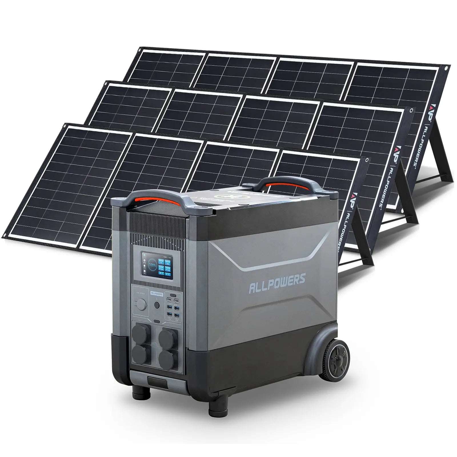 ALLPOWERS 4000W Generatore Solare R4000 con FV200W - R4000+3PCS SP035 FV 200W