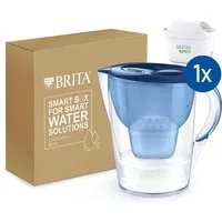 Carafe filtrante BRITA Marella XL - 3,5 L - Bleue - avec 1 cartouche filtrante MAXTRA PRO Pure Performance - Emballage durable
