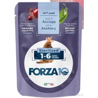 Forza10 Botanic Urinary Adult Sterilized al' Acciuga - 80 g, Singola – Verde