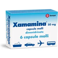 Xamamina 50mg 6 capsule molli
