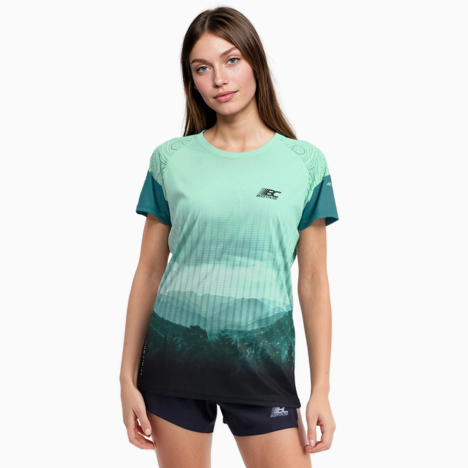 Adventure T-shirt - Vert / S – Donna