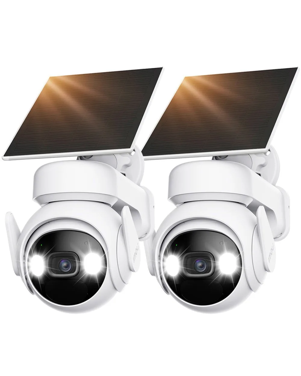 360° Energy-saving Kit - 2pcs [3MP 2K with Solar Panel] Kit (15000 mAh)