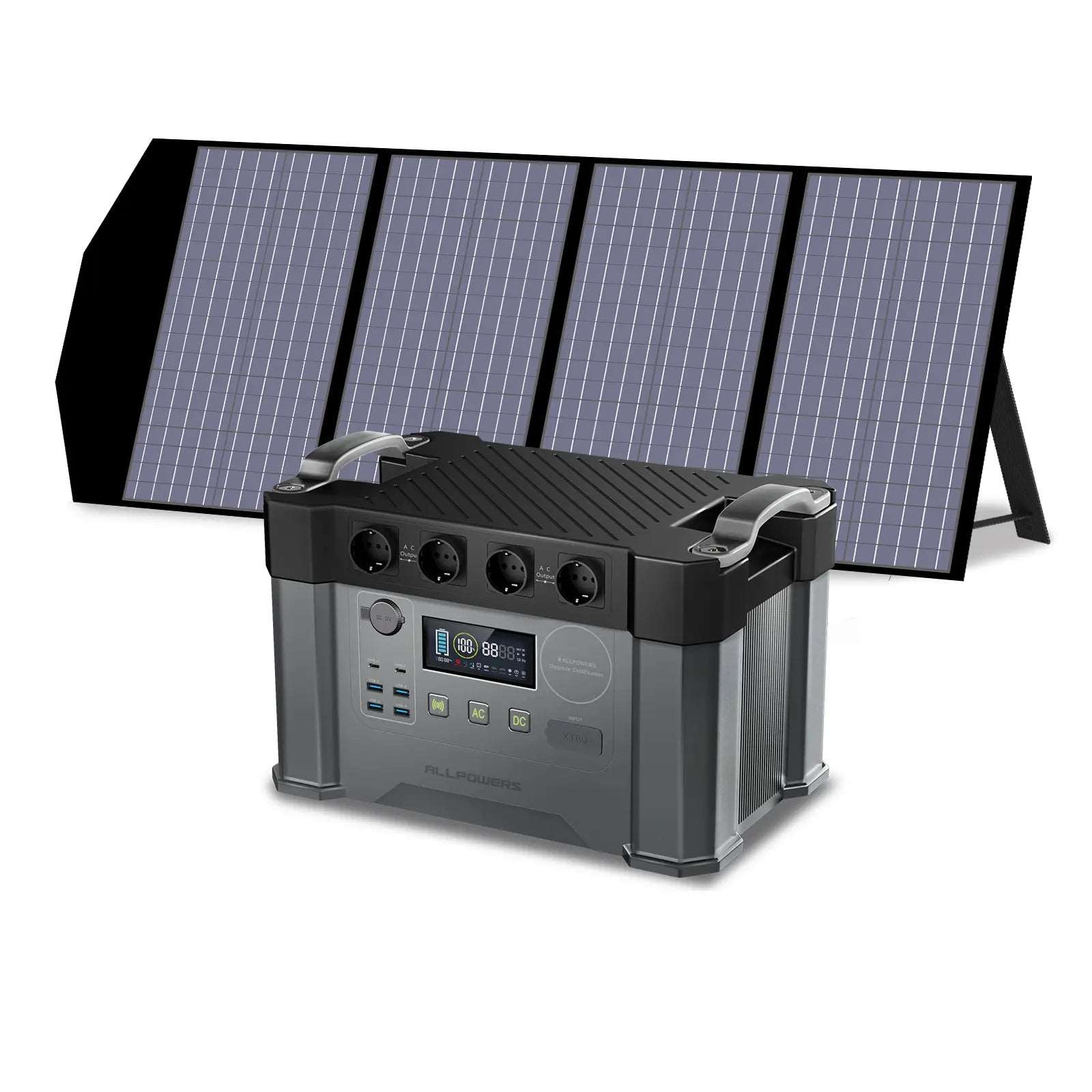 ALLPOWERS Generatore Solare 2400W (S2000 Pro + SP029 Pannello Solare 140W) - S2000 Pro+1* (SP029 Pannello solare 140W)