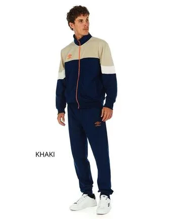 Tuta uomo in cotone con zip Umbro UOS30276