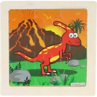 Fun Toys Dinosaurs Jigsaw Wooden Puzzle Assorted 11 cm – 1 Pc