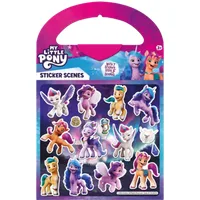My Little Pony Sticker Scene Activity Set – Bambino