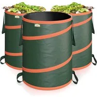 3x Sac de déchets de jardin 85L – 47x50x47cm