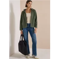 Veste en peluche à capuche, couleur unie – Donna
