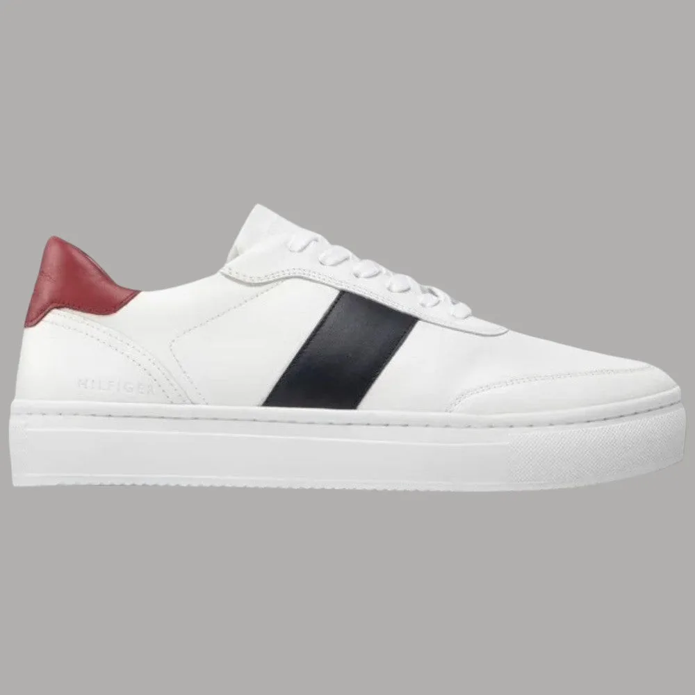 Tommy Hilfiger sneakers bianca Premium cupsole – Bianco · Uomo