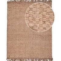 Alfombra de yute Sakira beige 200x290 cm