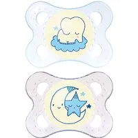MAM Ciuccio - Notte 0+ mesi, blu – Bambino