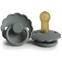 Frigg Fopspeen Daisy - Latex - French Gray (T2) - T2 – Grigio
