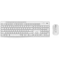 Logitech mk295 kit mouse e tastiera silent wireless combo tastiera rf wireless qwerty italiano bianco