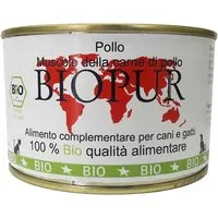 Biopur Pur Muscolo di Pollo Umido per Cani e Gatti - 380 g, Singola