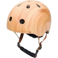 Trybike CoConuts Helmpje XS - Woodprint - XS (45 – 51 cm)