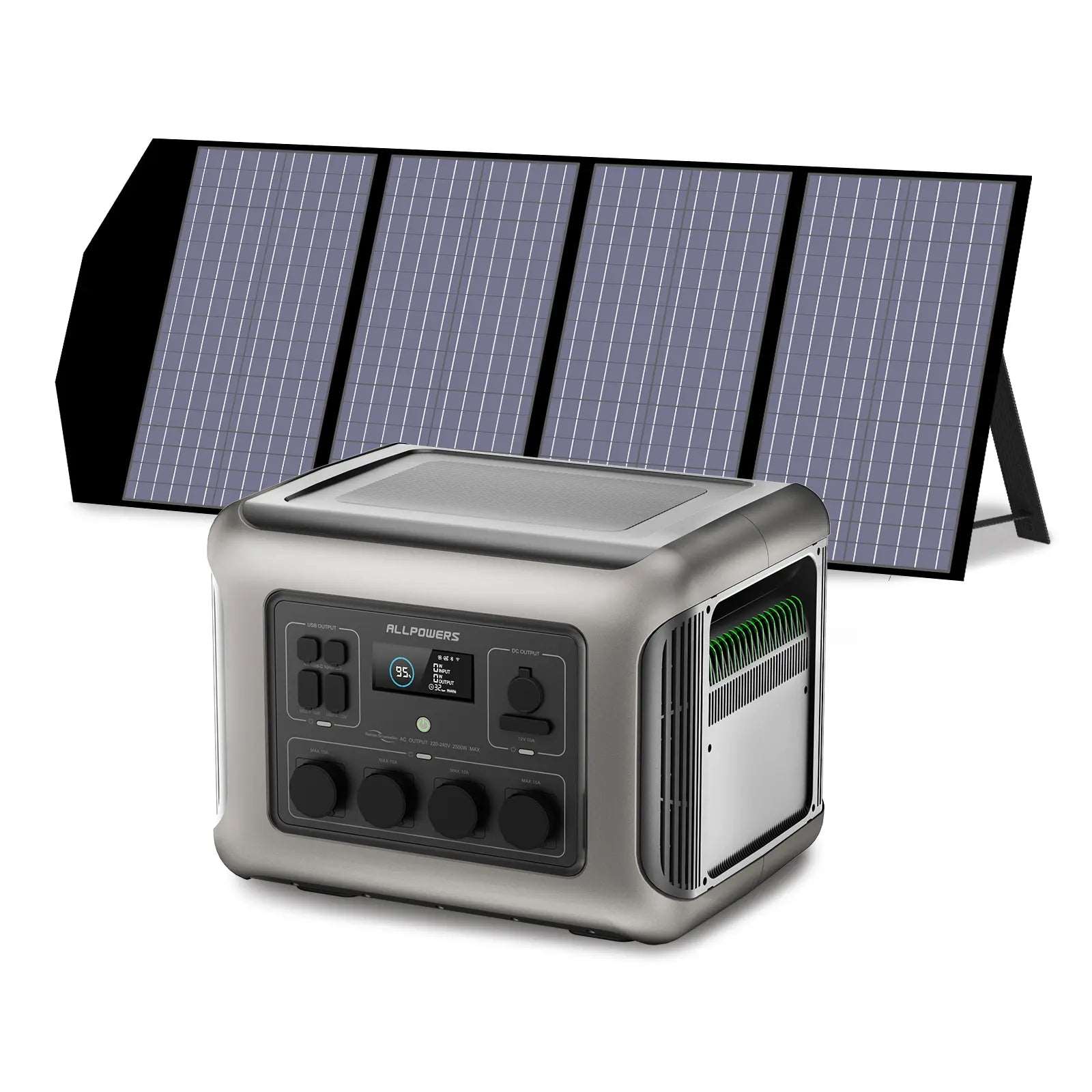ALLPOWERS 2500W Generatore Solare R2500 con FV140W - R2500+SP029 FV 140W
