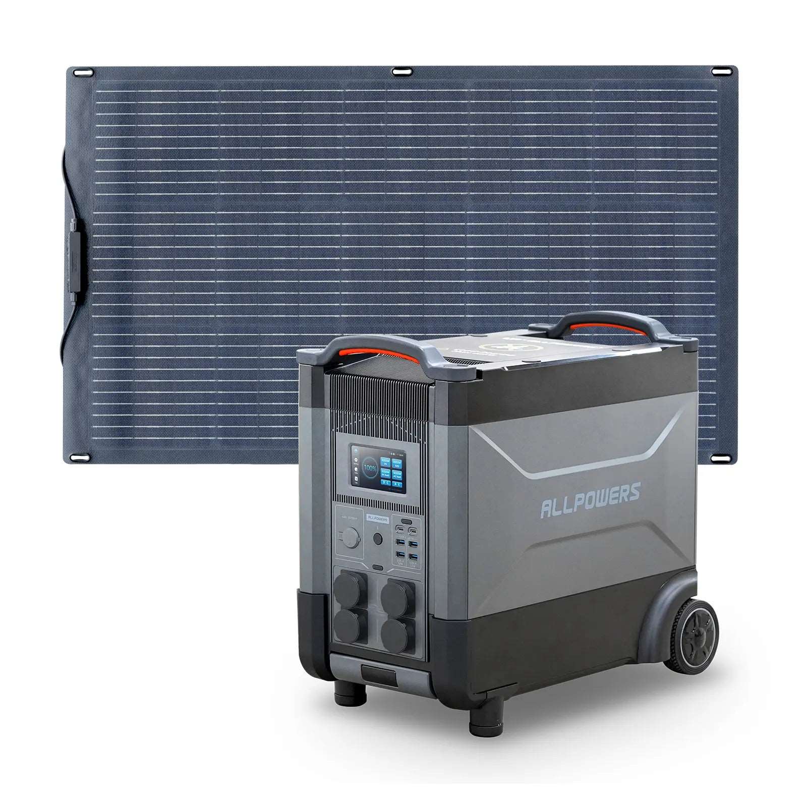 ALLPOWERS 4000W Generatore Solare R4000 con FV100W Flessibile - R4000 + SF100 FV 100W