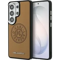 Custodia MagSafe per Samsung Galaxy S26 Ultra S948, Karl Lagerfeld, Karl Round Point Logo, Marrone