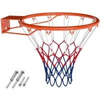 Anneau de basket Coast Ø 45 cm orange - Filet résistant aux intempéries - Pour mur, porte et poteau de basket – Arancione