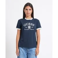 T-shirt donna Guess con profili a contrasto