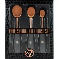 Set di 3 pennelli morbidi professionali W7