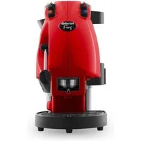 Frog revolution macchina da caffe` a cialde 650w rosso pieno