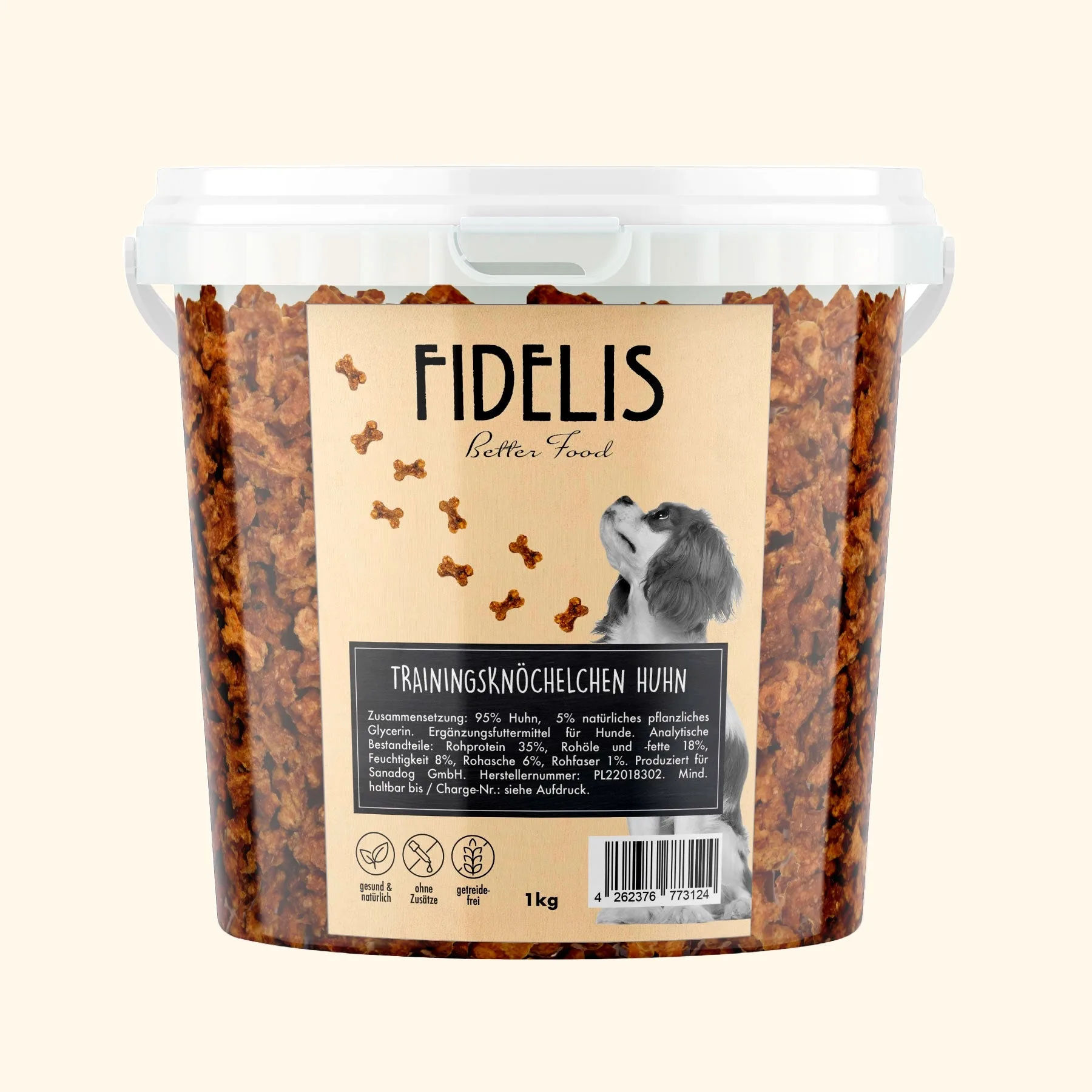 Huesitos de entrenamiento Pollo (cubo de 1 kg)