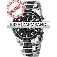 Perigaum Ersatzband Edelstahl P-1312 schwarz-silber