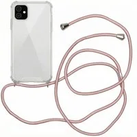 imoshion Transparante Backcover met koord voor de Apple iPhone 11 - Rosé Goud – 6.1 · Unisex