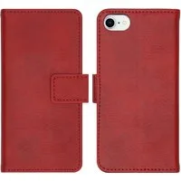 imoshion Luxe Bookcase voor de Apple iPhone SE (2022 / 2020) / 8 / 7 / 6(s) - Rood – 4.7 · Unisex